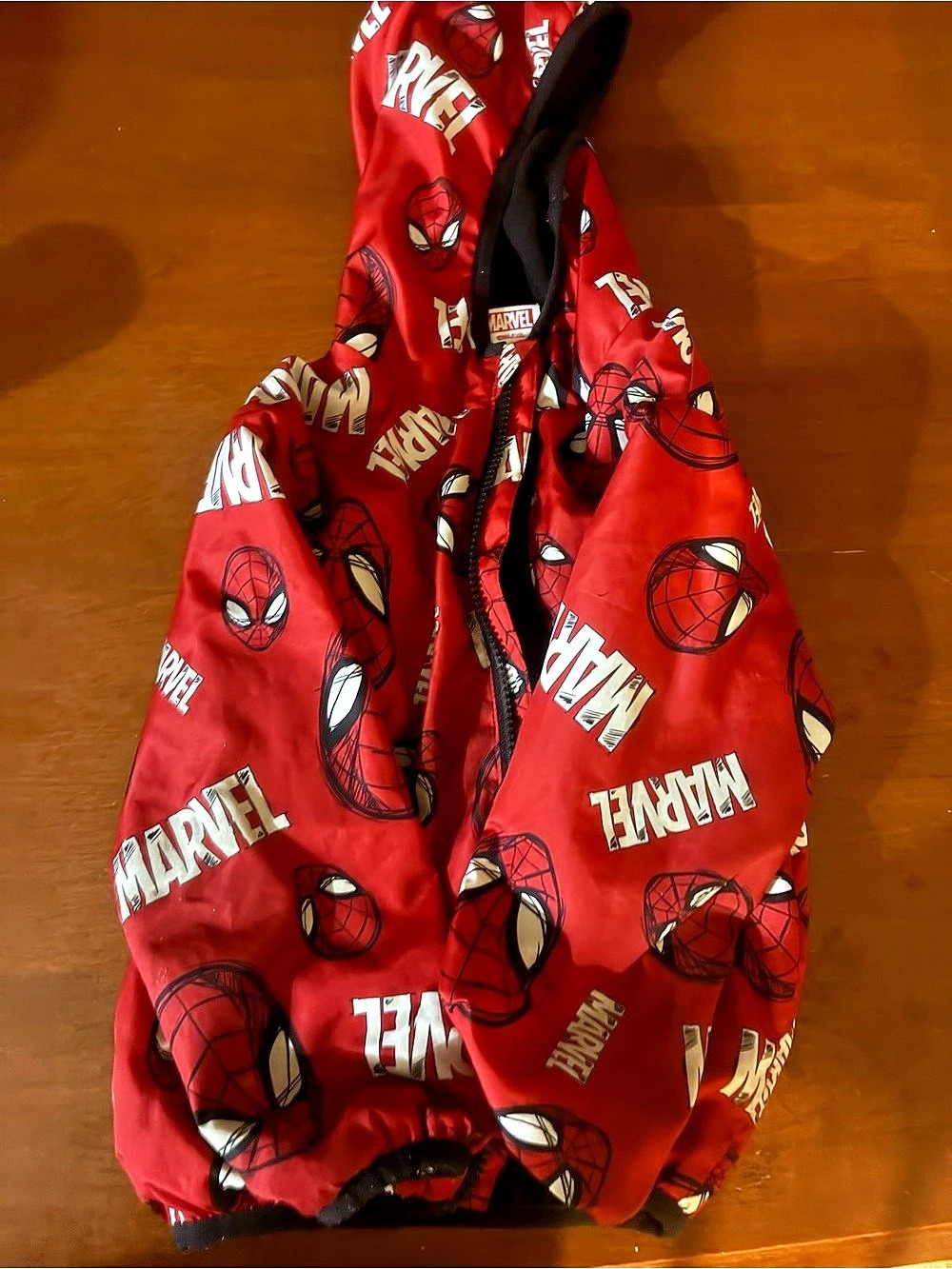 Marvel Spider-Man Puffer Jacket Size 4
